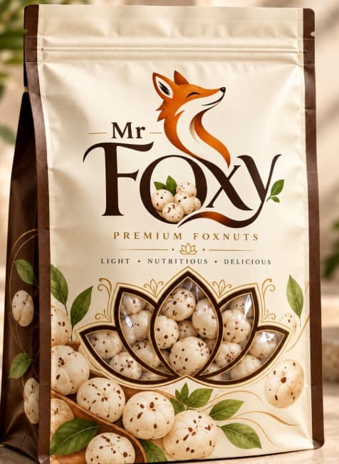 Mr Foxy raw makhana pouch